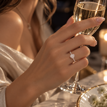 Aurora Heart Ring