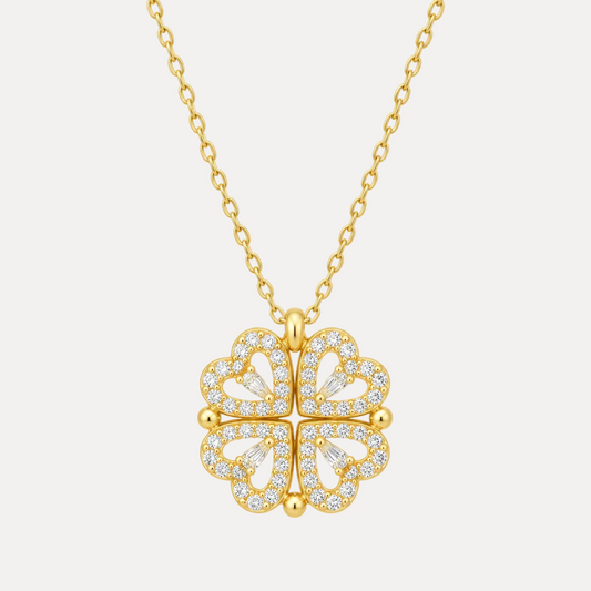 Clover Heart Necklace