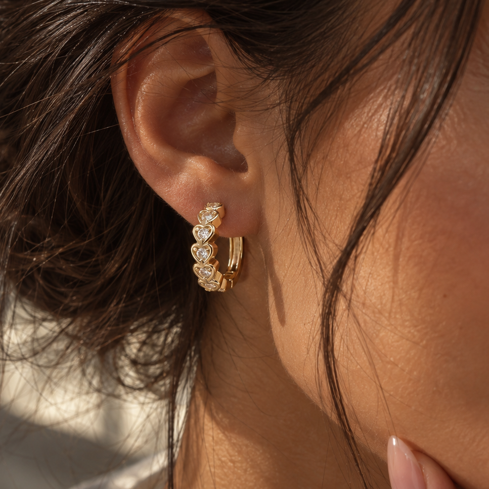Amore Earrings - Sterling Silver