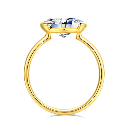 Elara Ring – 14K Gold with Moissanite