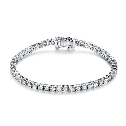 Tennisarmband Aurelia Silber